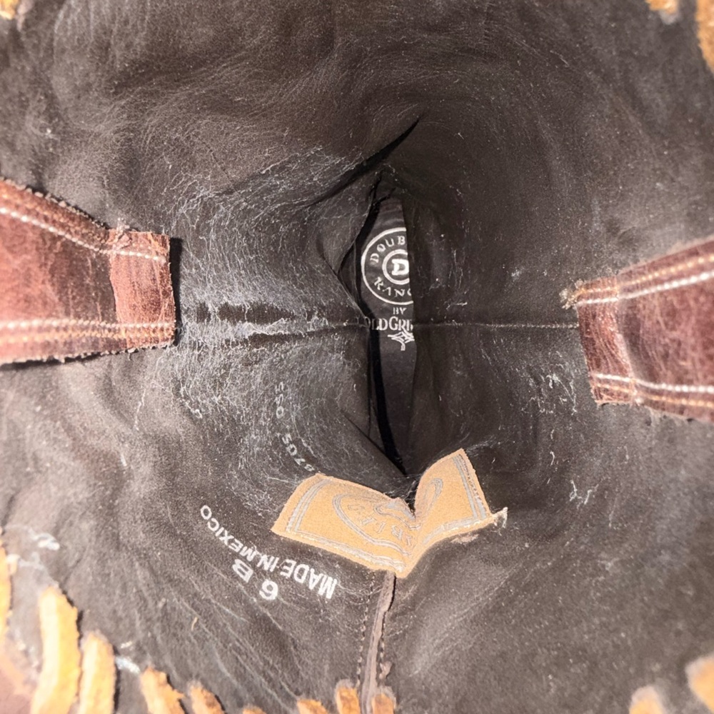 Old Gringo Decorative Boot Pair in Brown and Tan - Picture 6 of 7